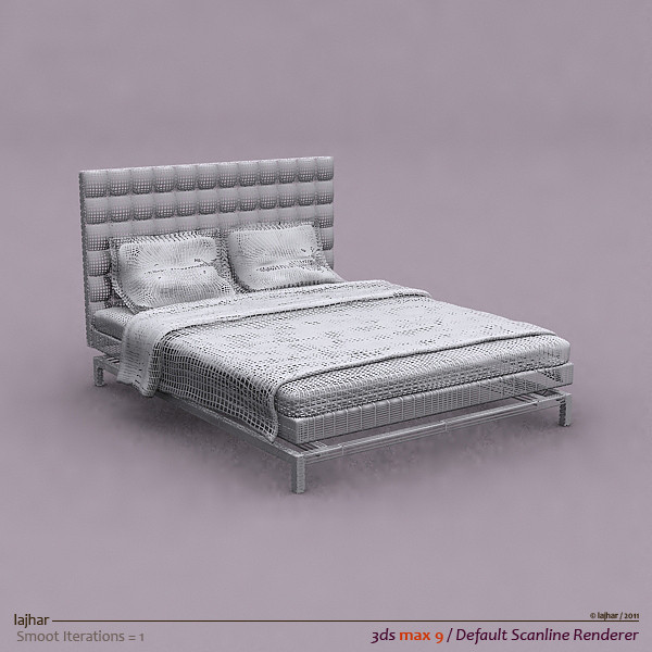 Boss bed with small headboard